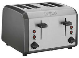 Waring Pro - 4-Slice Toaster - Black/stainless steel